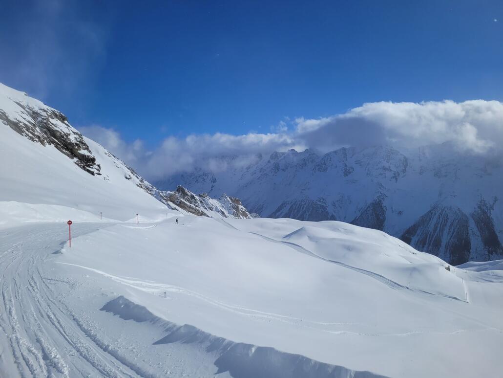 Piste von der EUB runter hat mir sehr gut gefallen