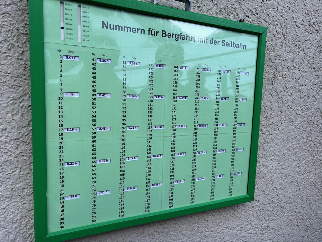 Der Fahrplan konnte leider nicht ganz eingehalten werden. Meine Abfahrt mit der Nummer 183 war ca. 20 Minuten später als im Plan angegeben.