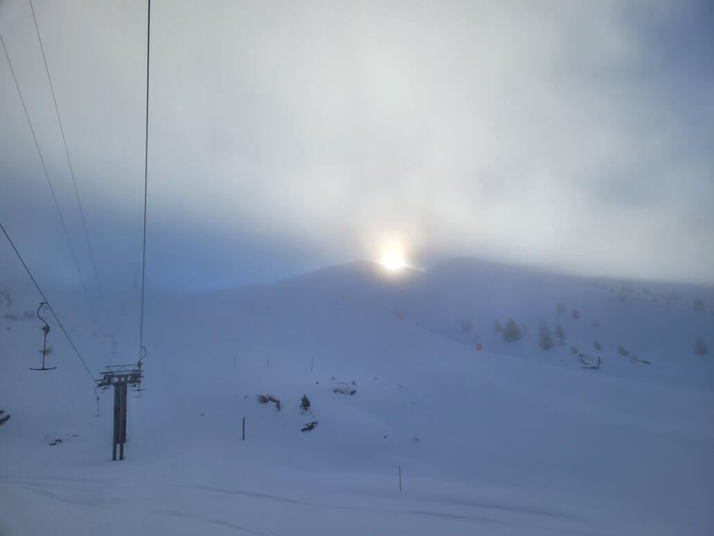Leichte Hoffnung,  heute doch nochmal die Sonne zu sehen.