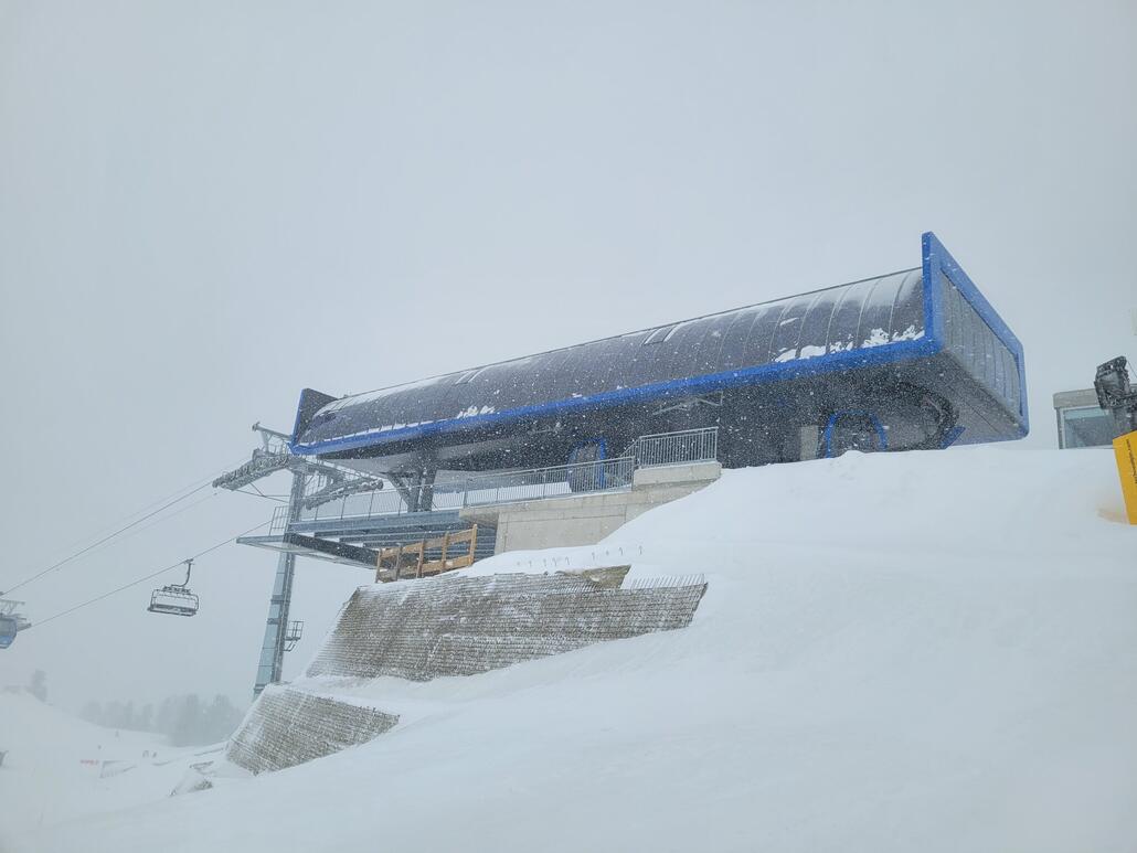 Neue Bergstation an alter Stelle