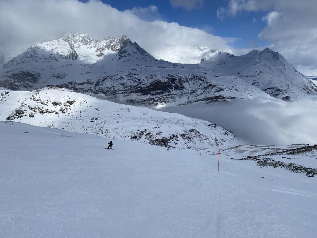 Die 63 oberhalb Furgg. Immer schön.