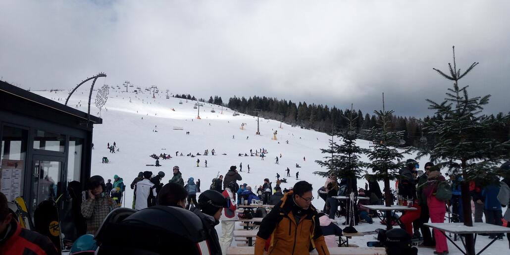 Und logisch, ich war natürlich nicht allein