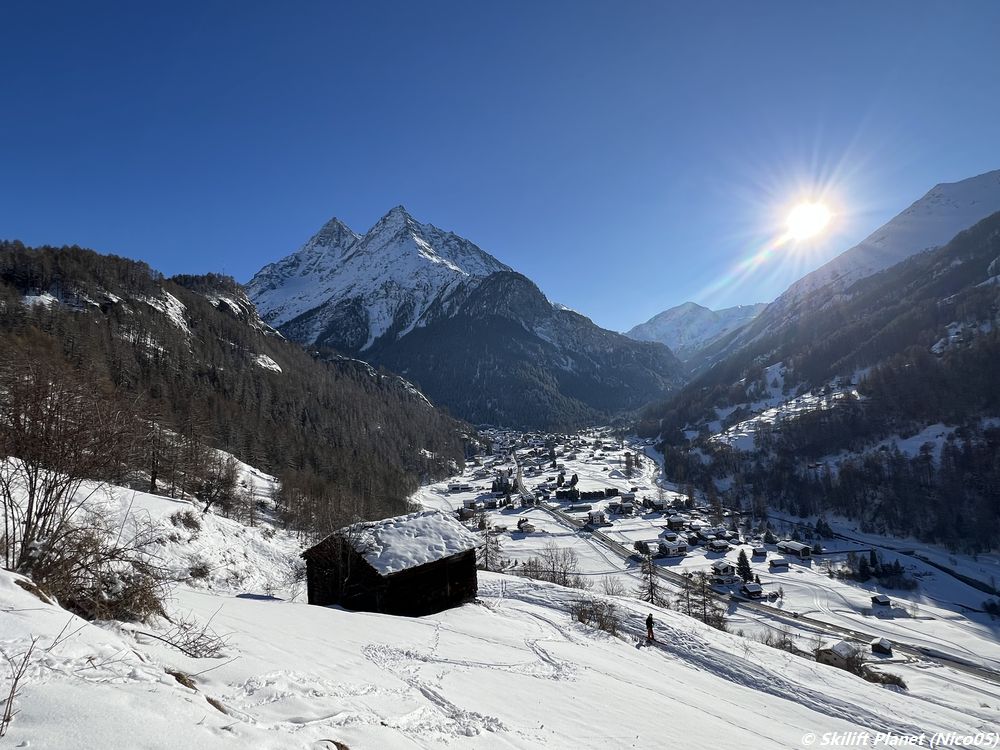 In Richtung von Les Haudères