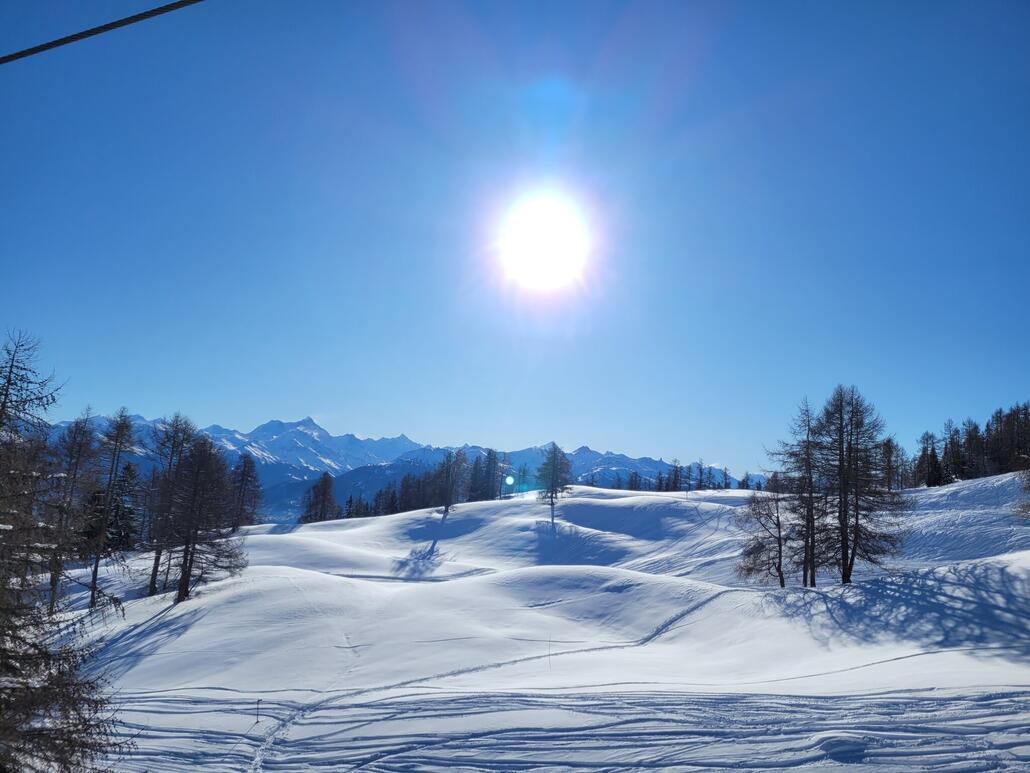 Bereits am Les Rousses. Sonst hier die besten Pisten,  aber heute sind Grillesses und Luys einfach noch besser