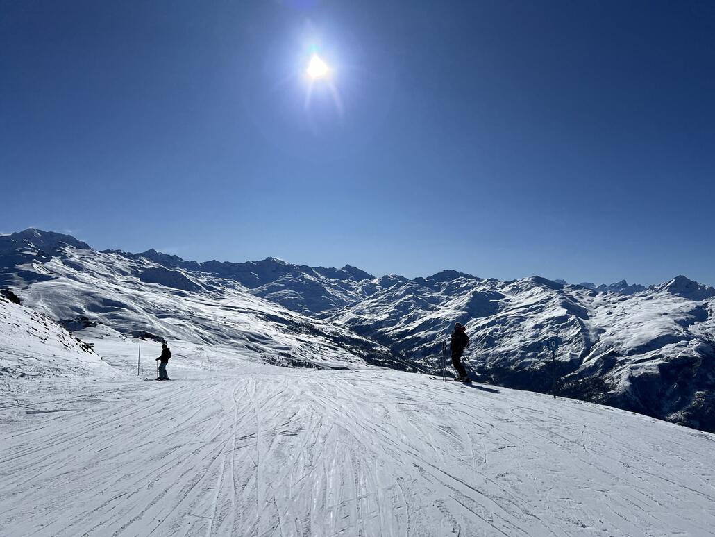 wieder sonnig und kalt