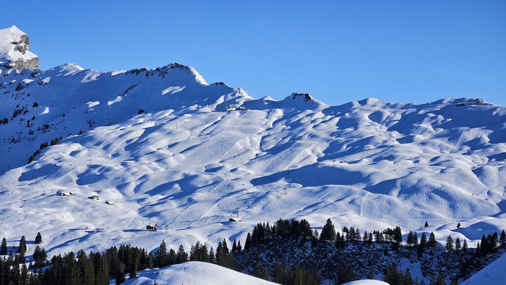 Wechsel in die Schneeschüssel