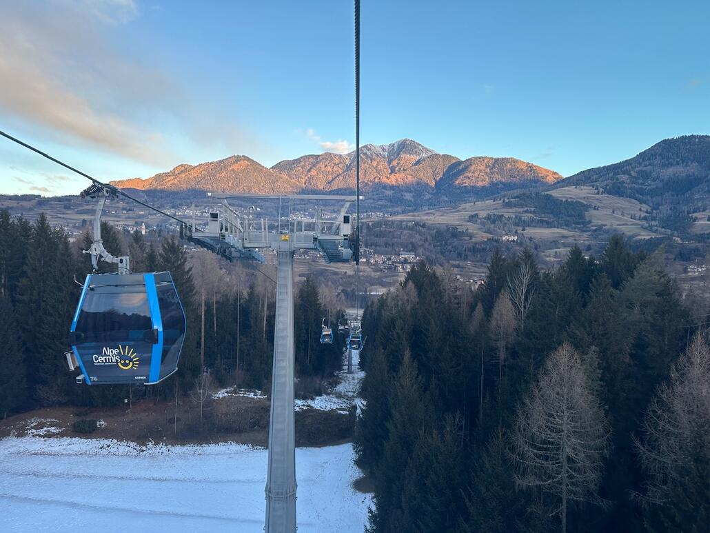 Erste Sektion aus dem Tal