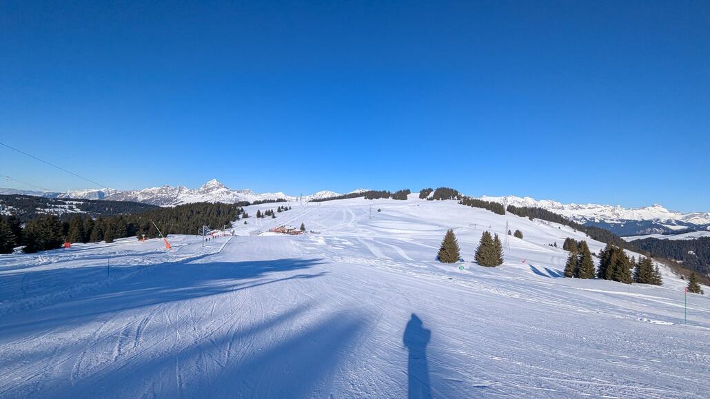 Toller hochgelegenener Übungsbereich auf der La Legette Seite!
