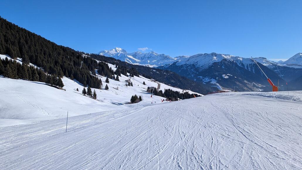 ...mit Mont Blanc View Piste!