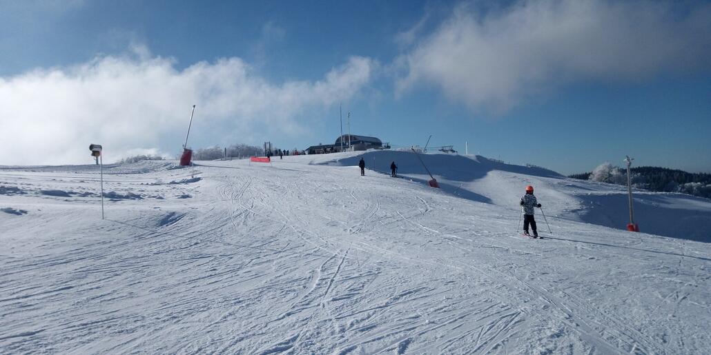 Wie schon gesagt, die beschneiten Pisten haben eine wirklich gute Pistenauflage.