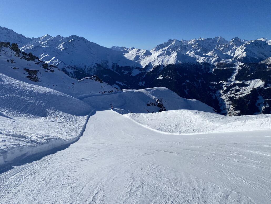 Die Hintenrumpiste von Fontanet, herrlich