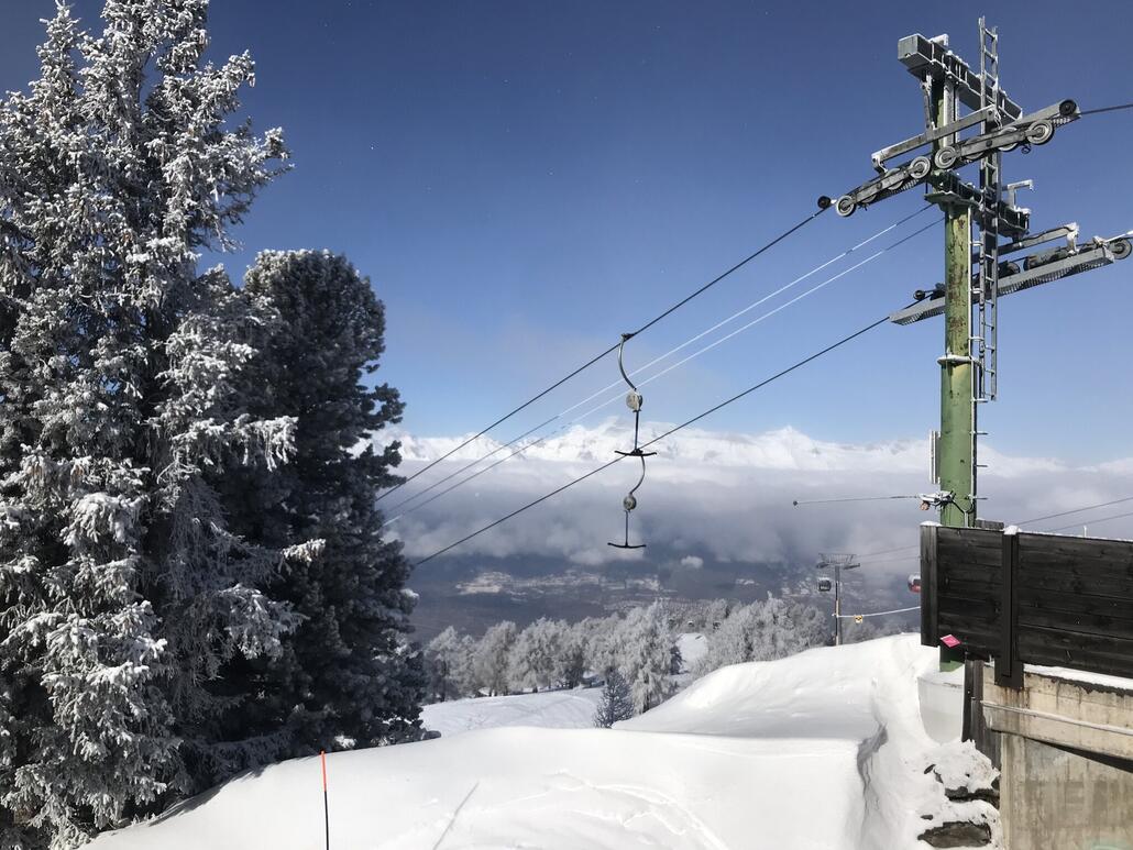 Nostalgie-Schlepper Drus in Veysonnaz