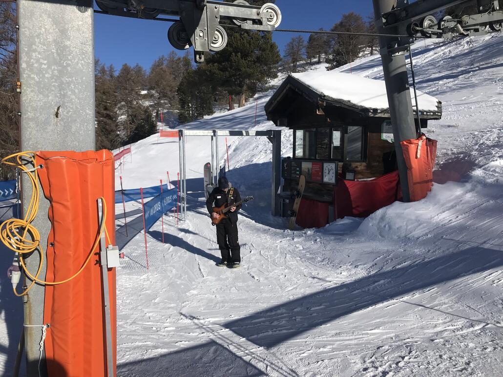 Outdoor Live Musik am Lift