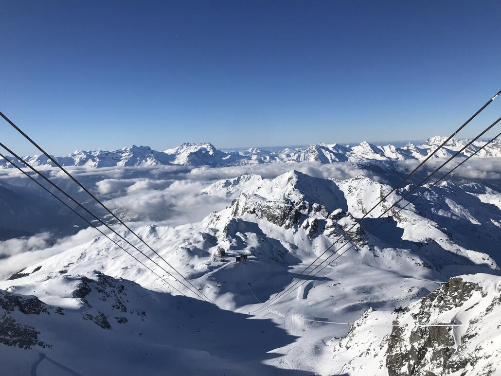 Auf dem Weg zum Mont Fort