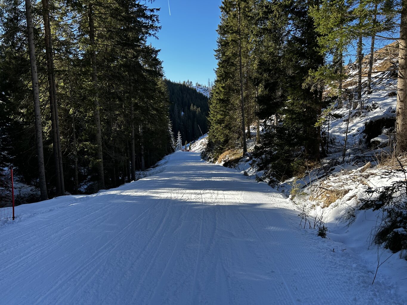 Auch die Talabfahrt ist nun offen.