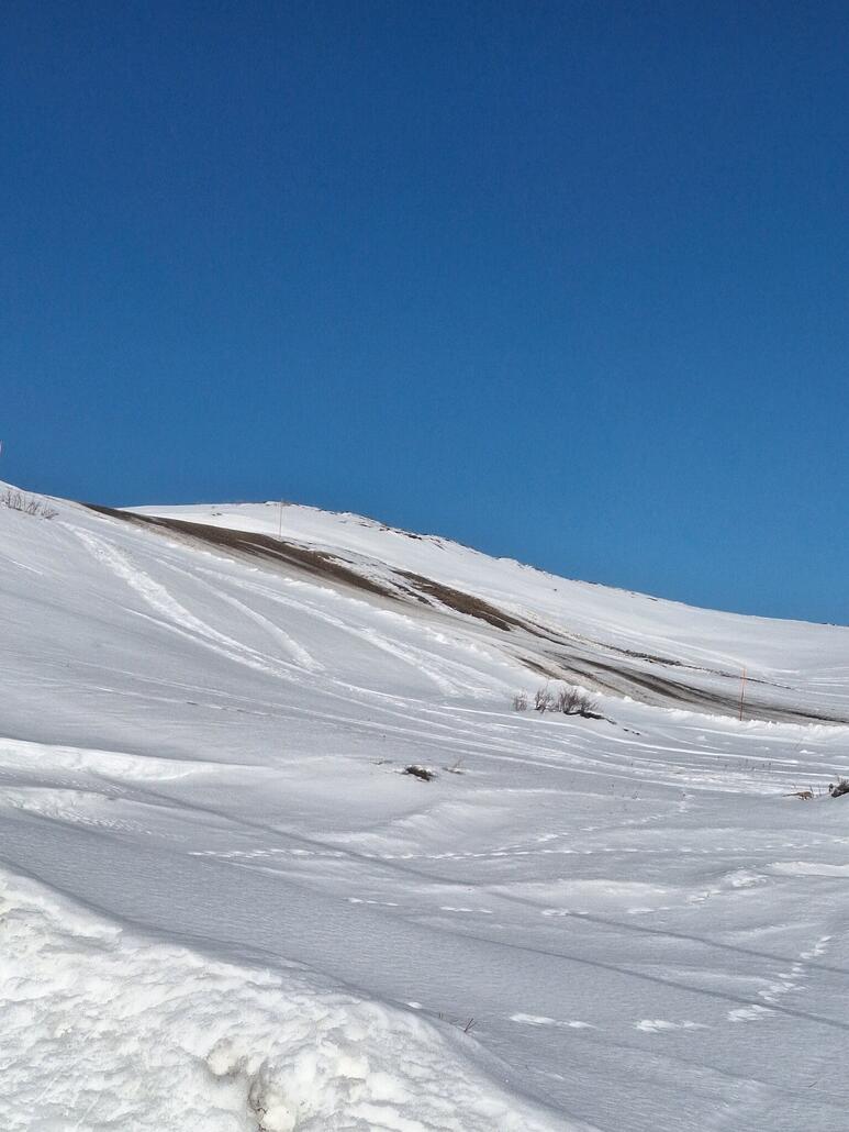 Die Naladas - Piste war diese Woche ein paar Tage offen, jetzt jedoch wieder geschlossen.