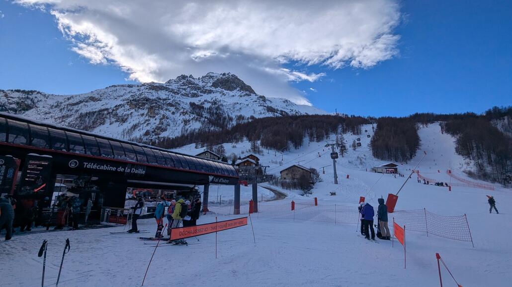 Nochmals runter nach La Daille und dann geht's zurück nach Tignes via Tommeuses