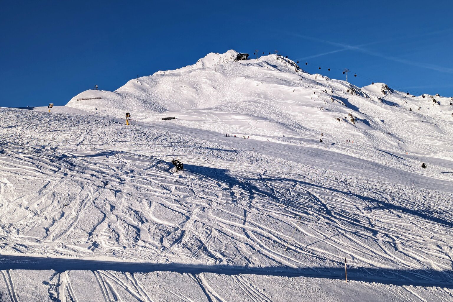 Blick zur Bergstation Wimbach-Express