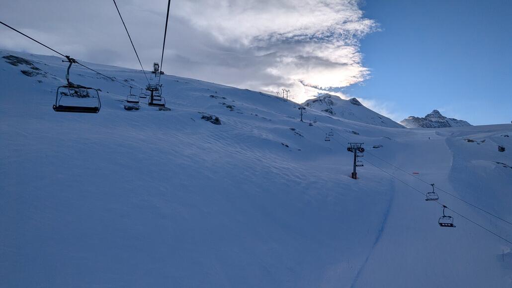 Rechts Sektion 2 mit dem TSD Vanoise