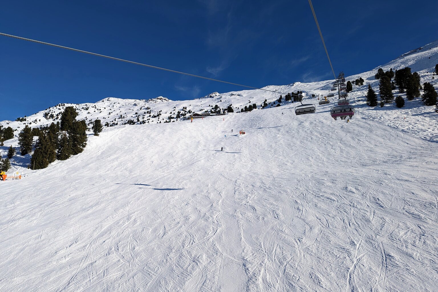 Piste im Bereich Holzalm