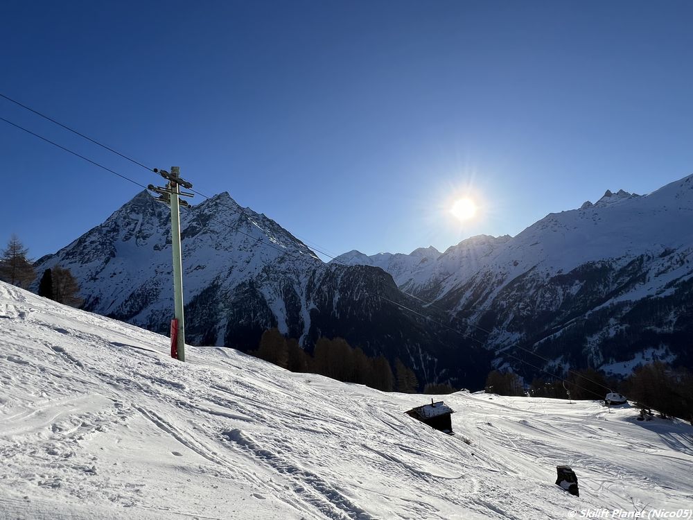 Skilift Tsaté und Dents de Veisivis