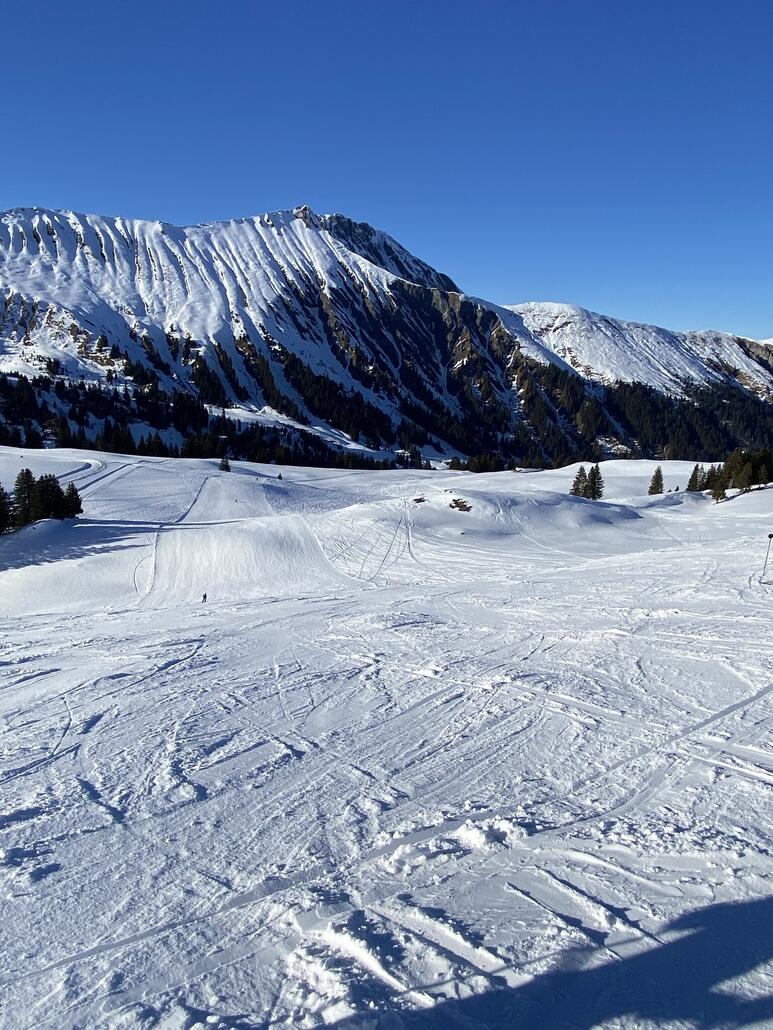 Beginn der blauen Piste11