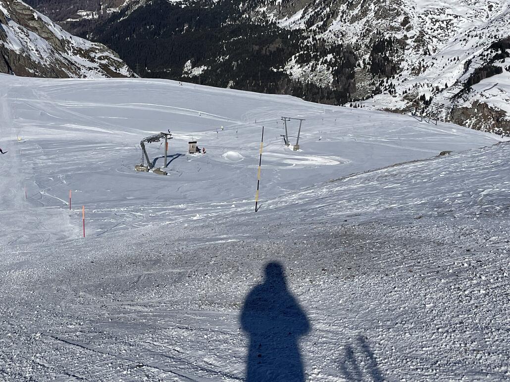 Vorallem oben und windexponiert war es schlimm