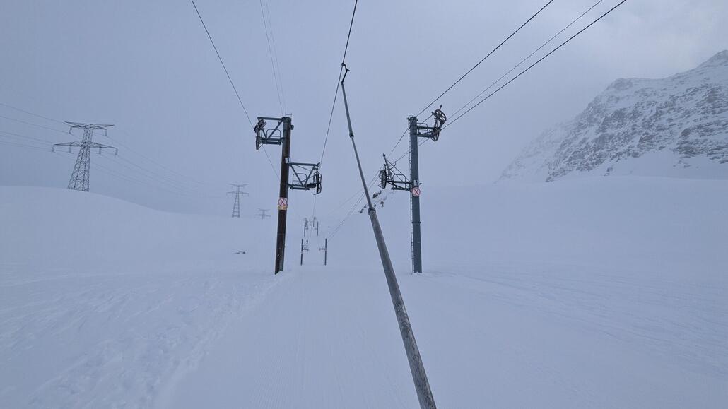 Zuerst mit einem französischen Doppelschlepplift