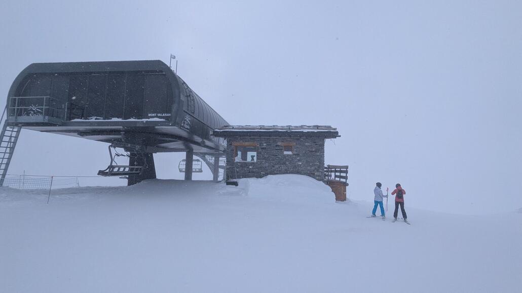 Oben in der Föhn Wolke angekommen