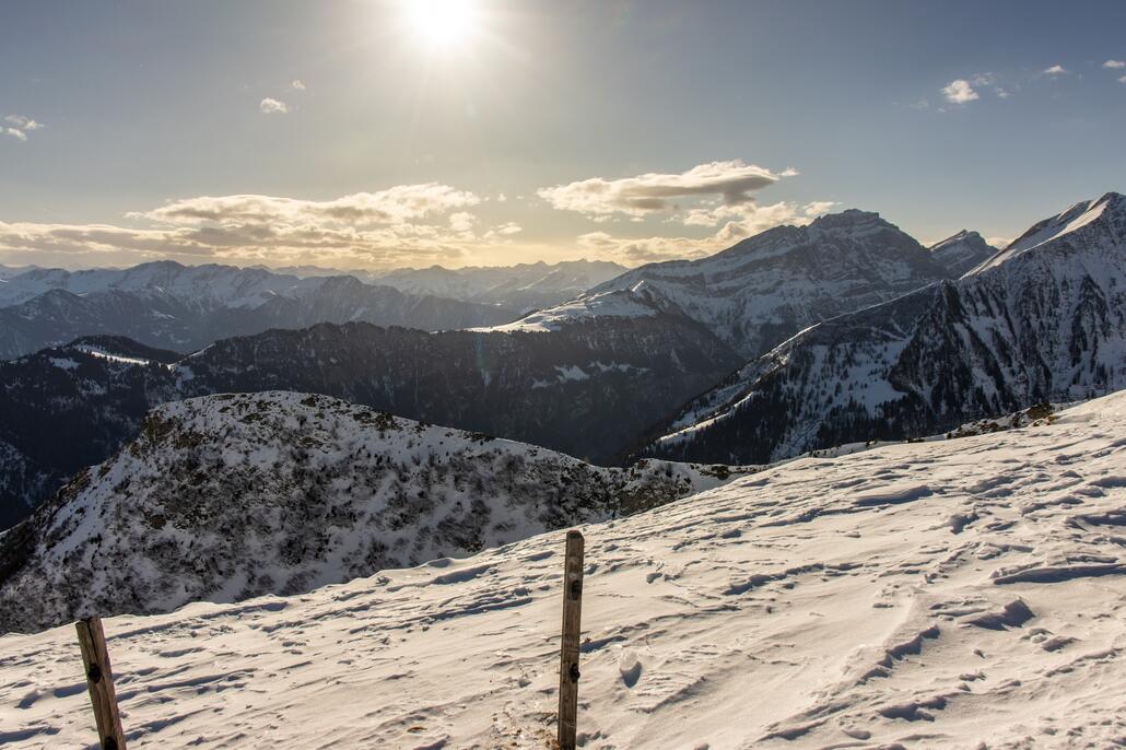 Blick Richtung Calanda.