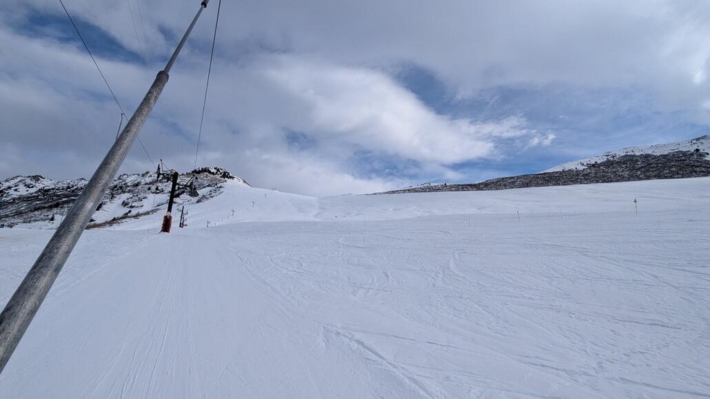 Weiter mit dem TK Gollet, auf einen schönen abgelegenen Hang mir schöner Roten Piste