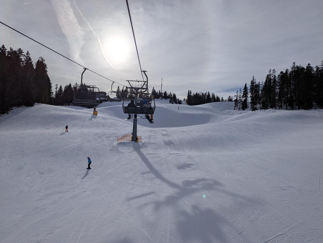 Piste am Sessel oben