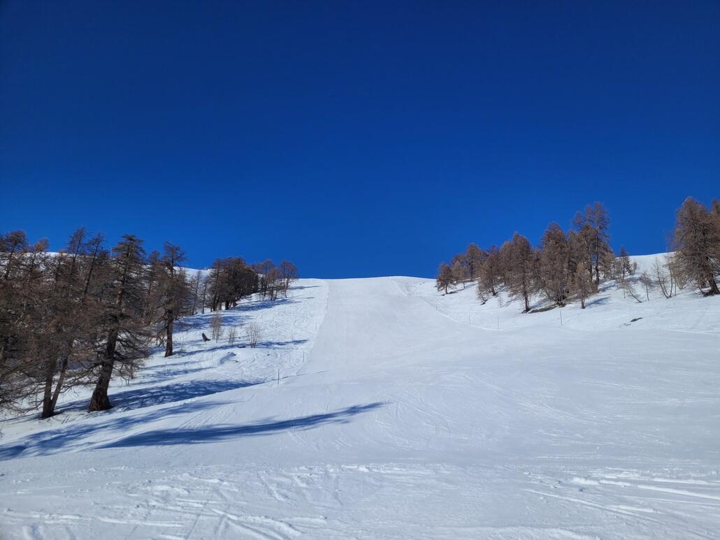 Blauer Hang. Toll zum Carven hier heute