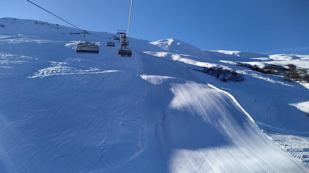 Pisten in Piz Sezner Teilgebiet