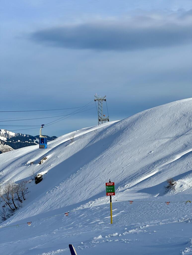 Schön ruhig beim Älplerseil.