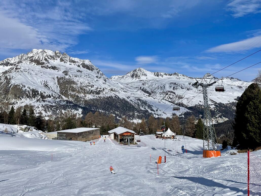 Alp Surlej, mann musste nirgendwo anstehen.