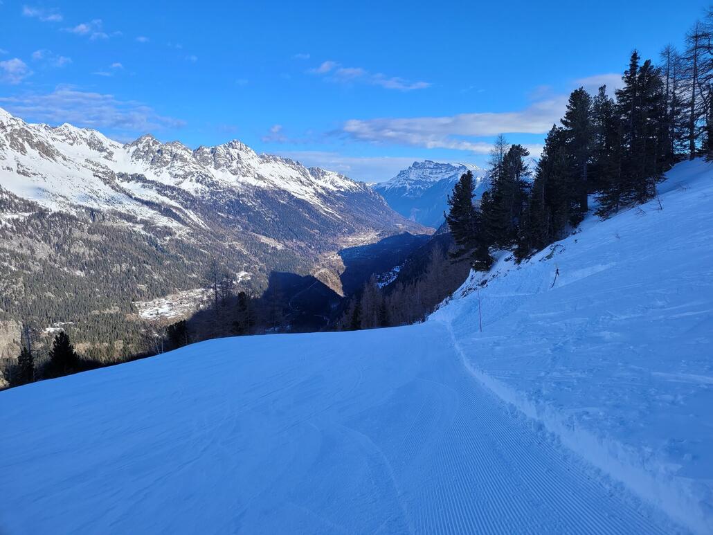 Belle Place mit Blickrichtung Dent de Morcle VS.