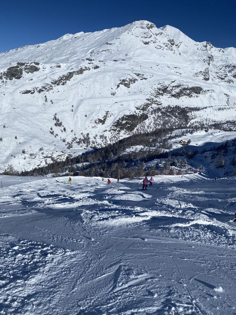 Und so hat es dann vom Breitboden Richtung Theo (Gant) ausgesehen: furchtbar zu fahren.