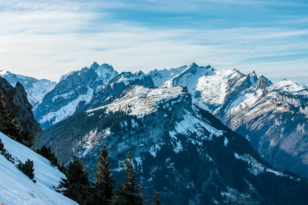 Blick in den Alpstein.
