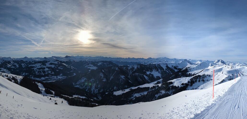 Blick gen Alpenhauptkamm