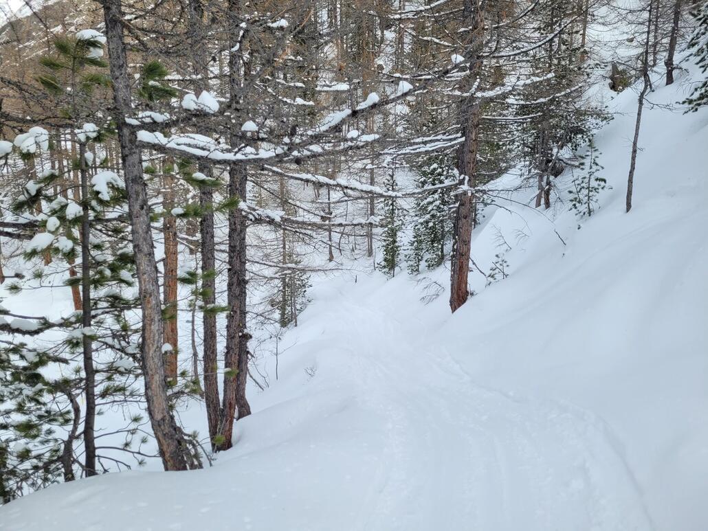 Rückkehr vom Furggu etwas abenteuerlich.