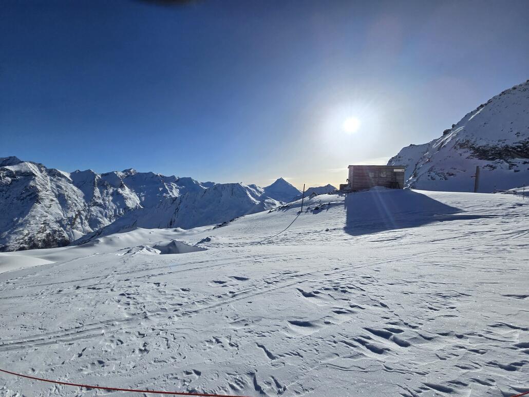 Sonne pur am Egginerjoch