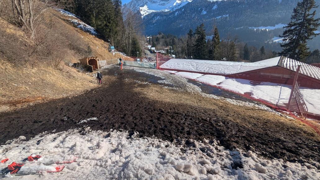 Oben schön unten dann die letzen Meter Schlachtfeld!