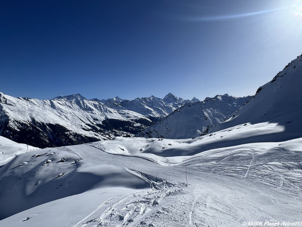 Piste Mont Rouge und die Couronne Impériale