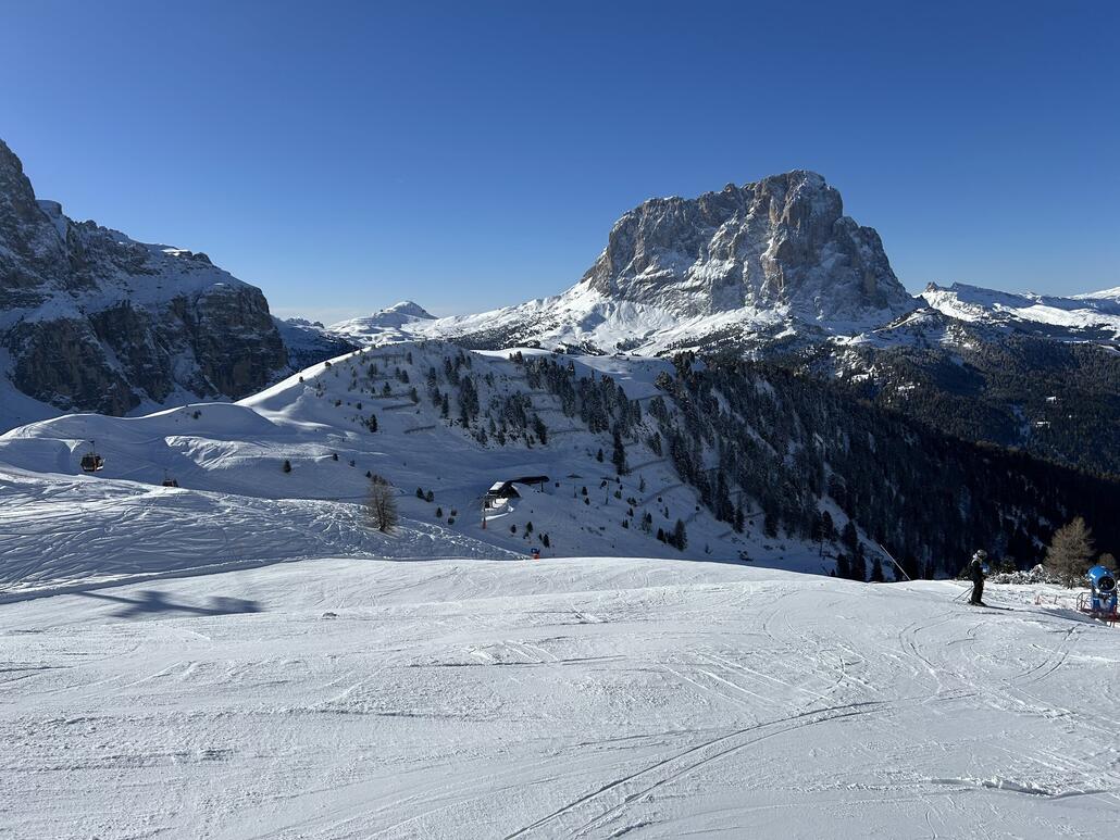Dantercepies gabs zwar Wartezeiten, aber die Pisten waren meist frei