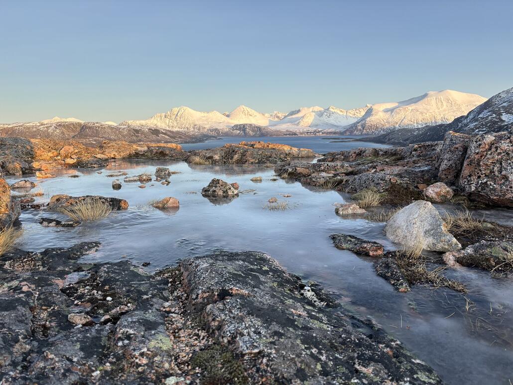 Der ganze Weg war ziemlich eisig