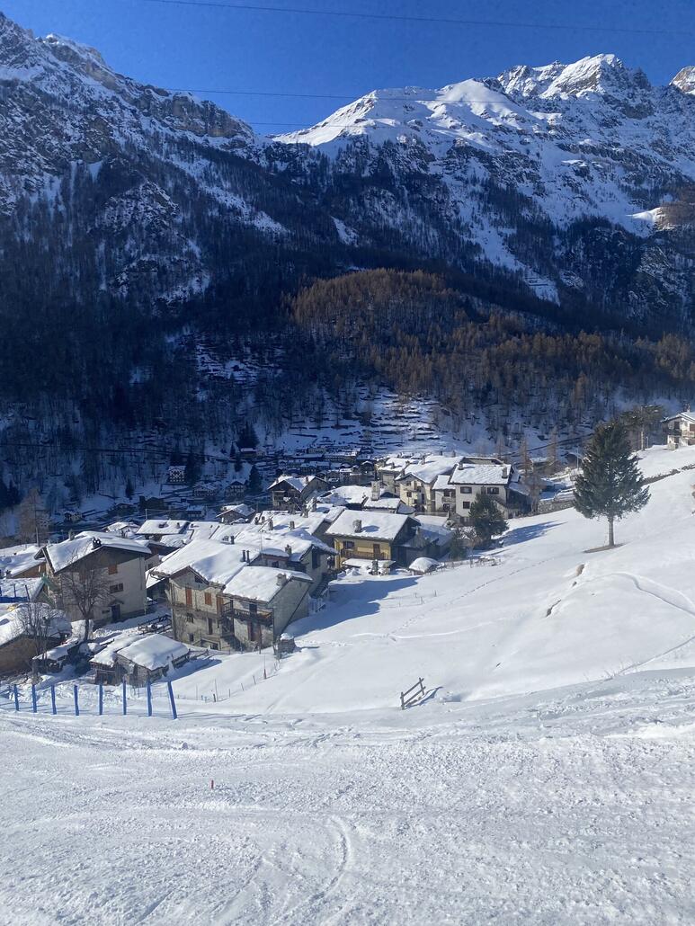 Der Skitag soll unterhalb des Weilers Losanche beendet werden.