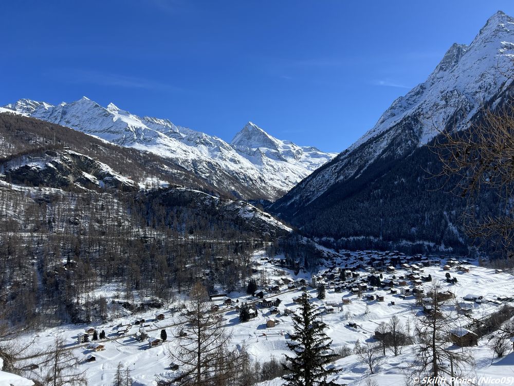 Les Haudères und die Dent Blanche