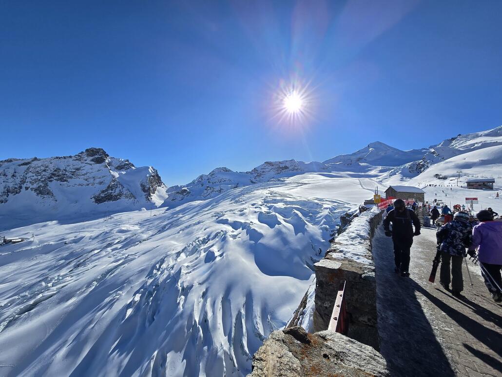 Auch heute wieder ein Prachstag.