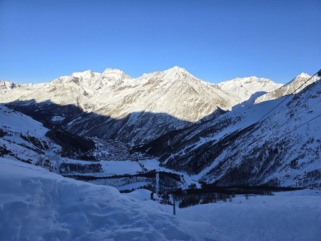Abendstimmung auf dem Spielboden